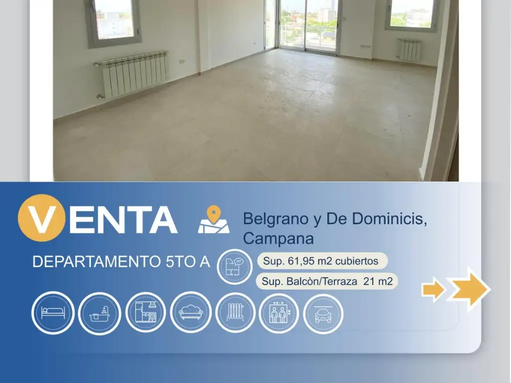 DEPARTAMENTO EN VENTA-BELGRANO 241 -5"A"