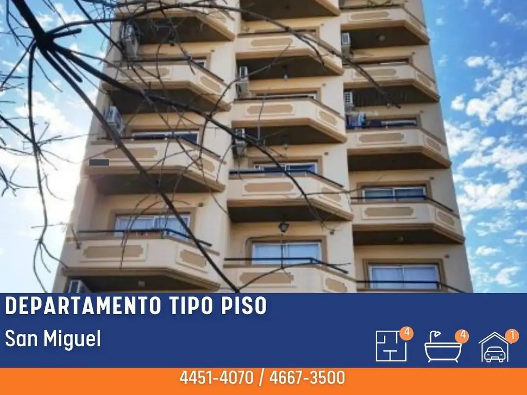 Departamento - Venta - Argentina, San Miguel - Domingo Faustino Sarmiento 1964