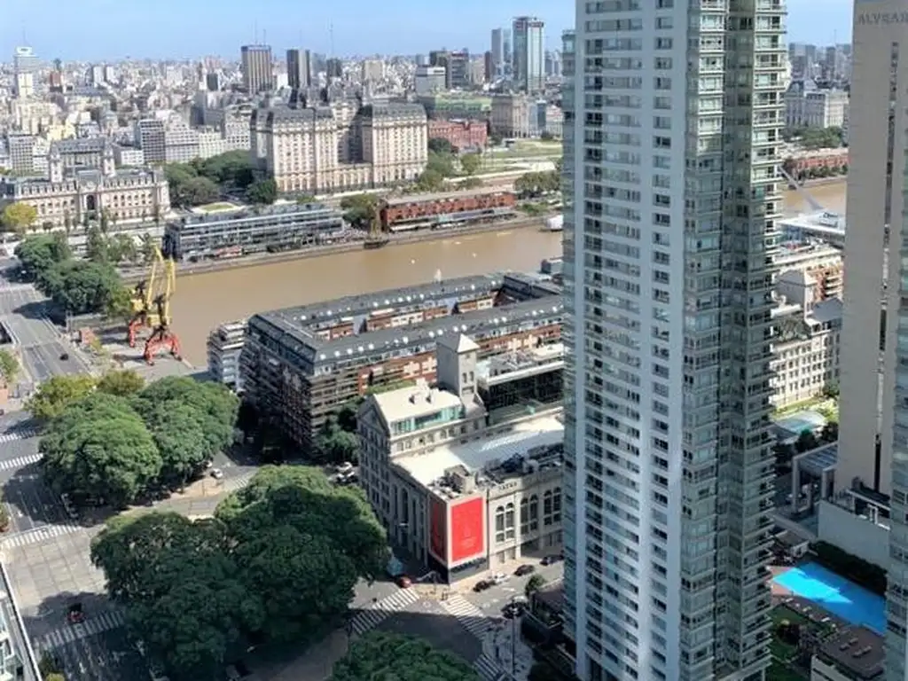 Alquiler Semipiso 3 dorm Alvear Tower Puerto Madero