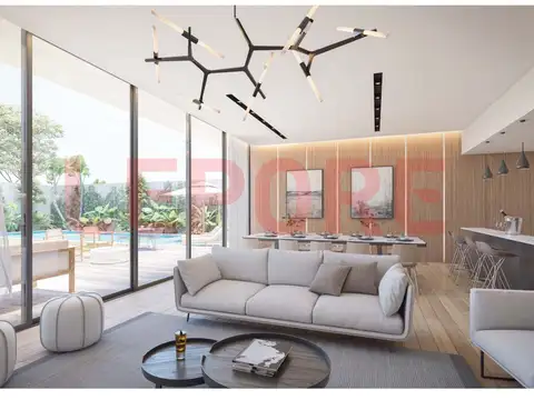 Departamento Monoambiente con 2 baños