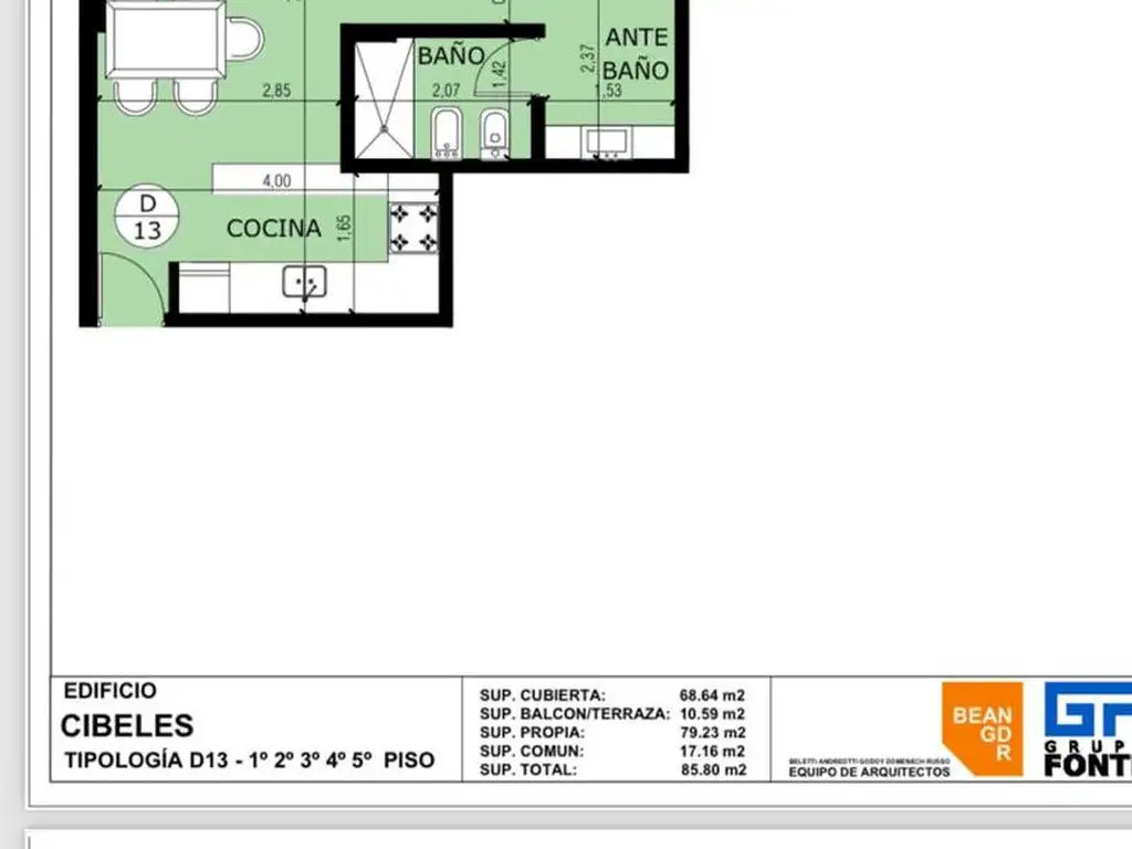 Departamento a estrenar con cochera, a una cuadra de la Peatonal y del Shopping, en Villa Carlos Paz