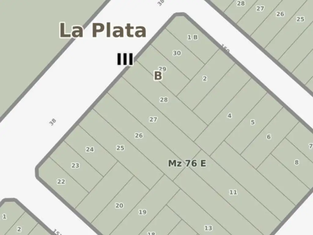 VENTA LOTE CALLE 38 ENTRE 150 Y 151