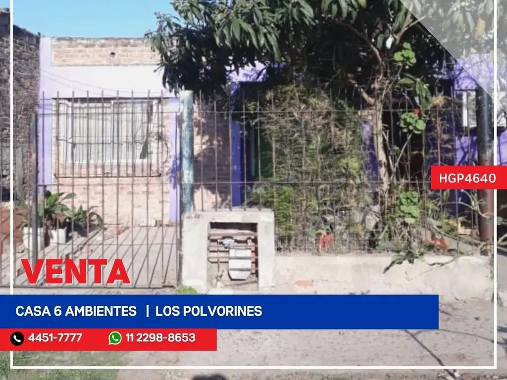 Casa - Venta - Argentina, Los Polvorines - Godoy Cruz 1600