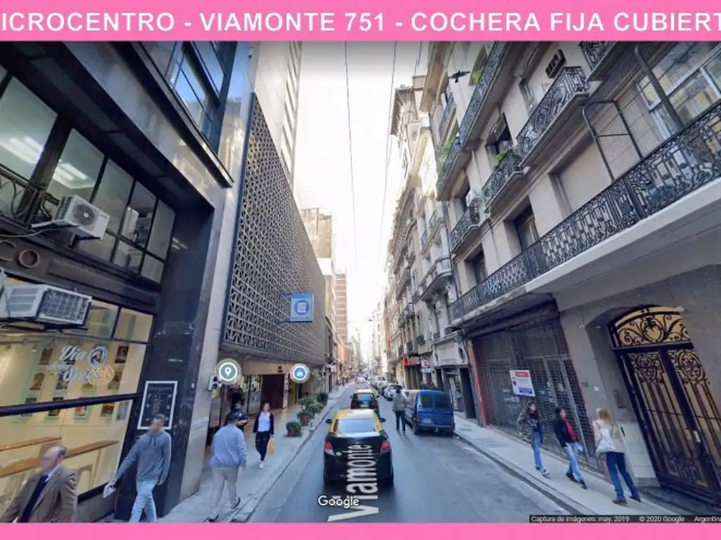 Microcentro Cochera Fija Cubierta en Venta