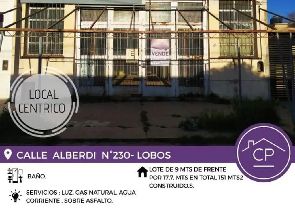 Local - Venta - Argentina, Lobos - Alberdi 200