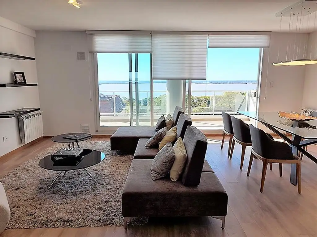 SEMIPISO PREMIUM ,VISTA FRANCA AL RÍO, COCHERA DOBLE, BAULERA, AMENITIES