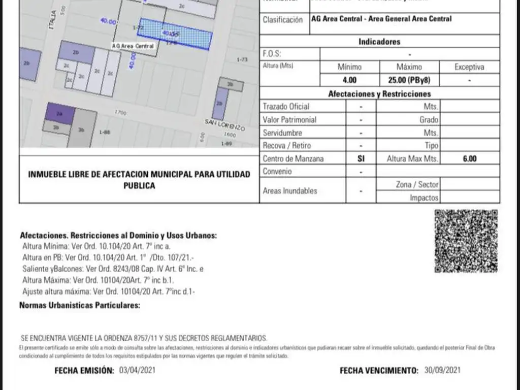 Excepcional terreno en pleno centro. IDEAL CONSTRUCTORAS