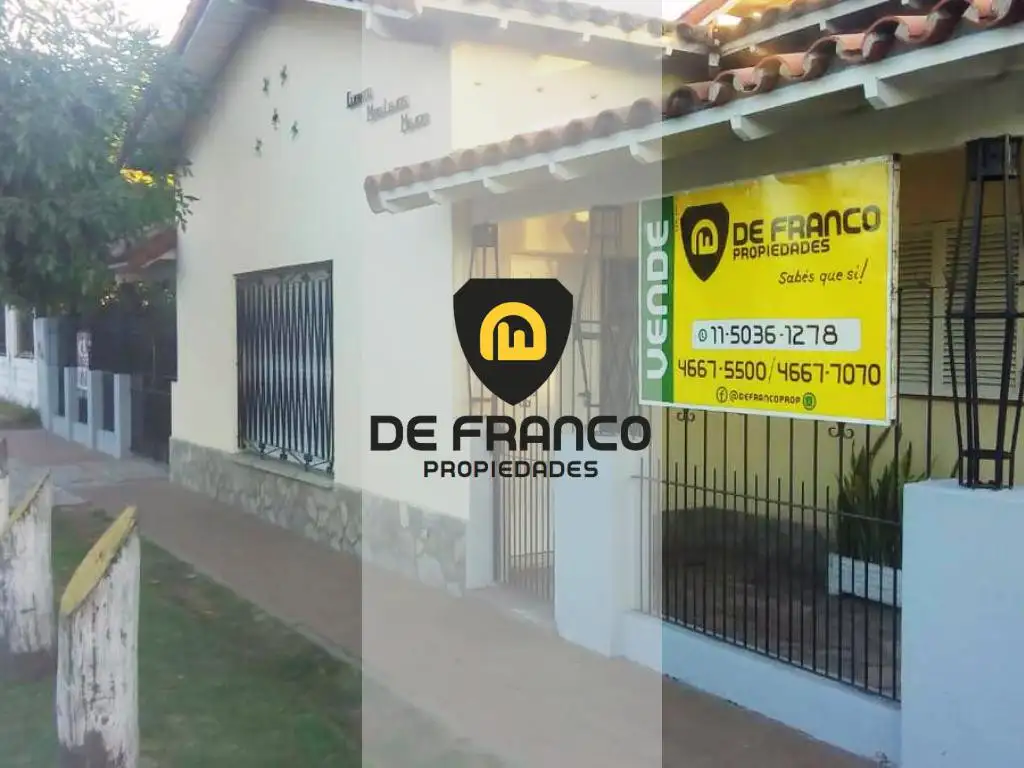 CASA EN VENTA  JOSE C. PAZ.   3 AMB , PARQUE  Y QUINCHO