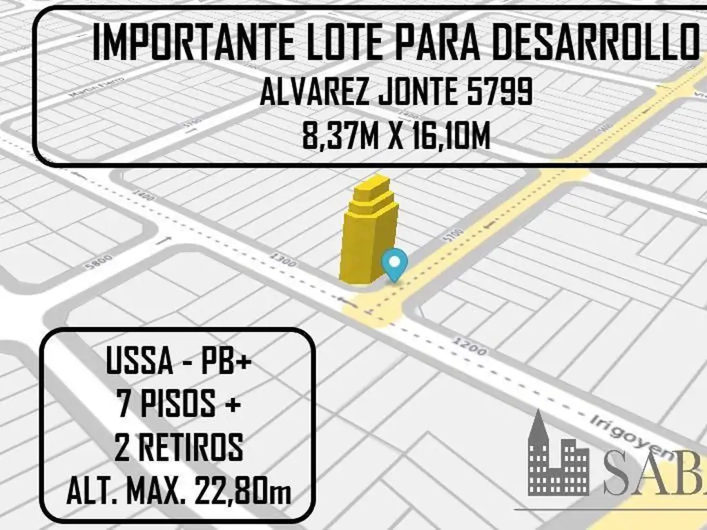 LOTE 8,37m X 16,10m MONTE CASTRO RESIDENCIAL - USAA R2B1