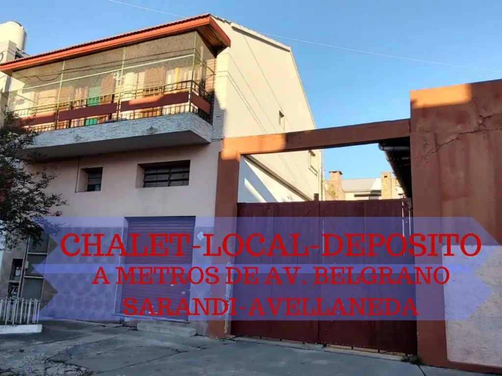 VENTA CASA 4 AMB DEPÓSITO CORRALON LOCAL SARANDI