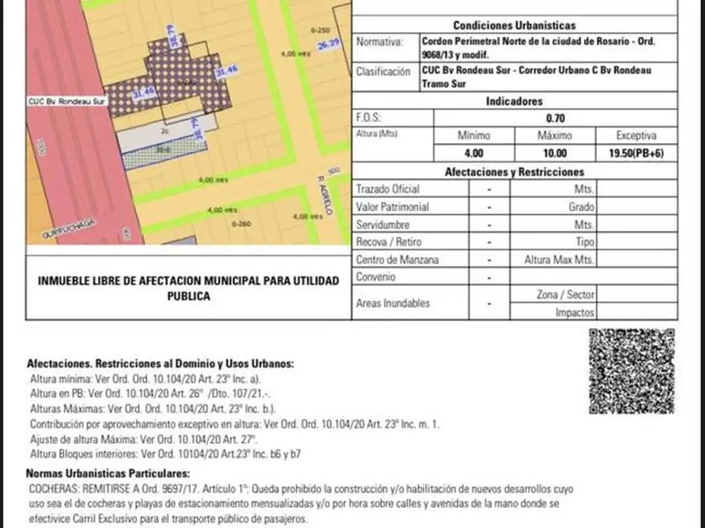 Terreno en venta en Alberdi - Bv. Rondeau 1000 - Ideal constructoras