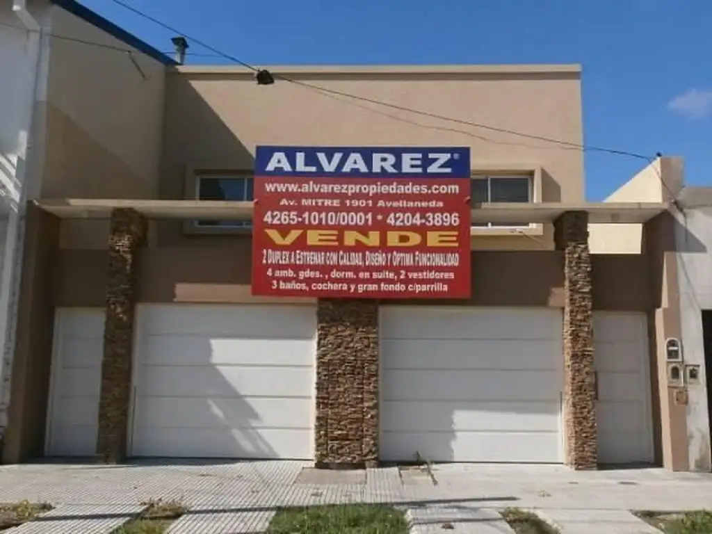 VENTA - Maravillosos Dúplex de 4 ambientes A Estrenar