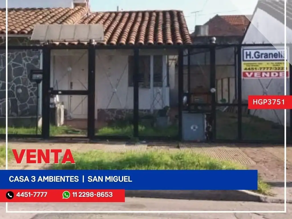 Casa - Venta - Argentina, San Miguel - Italia 500