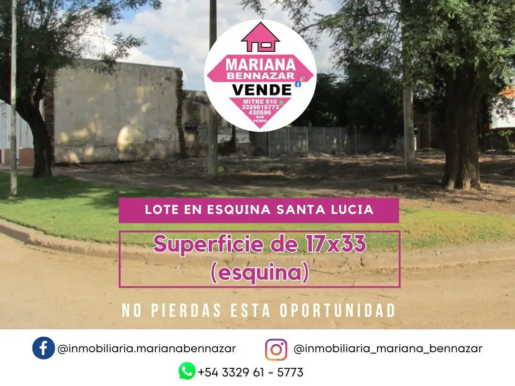 TERRENO EN VENTA SANTA LUCIA - SAN PEDRO