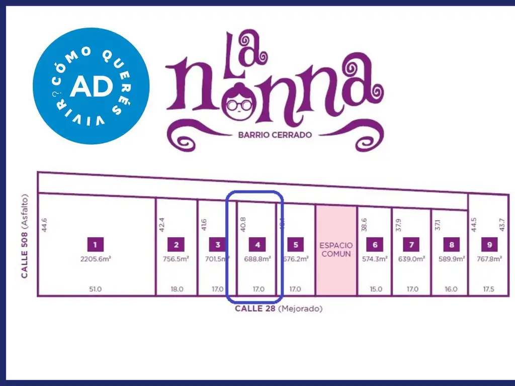 Terreno en Venta en La Nonna nº 4 Manuel B Gonnet - Alberto Dacal Propiedades