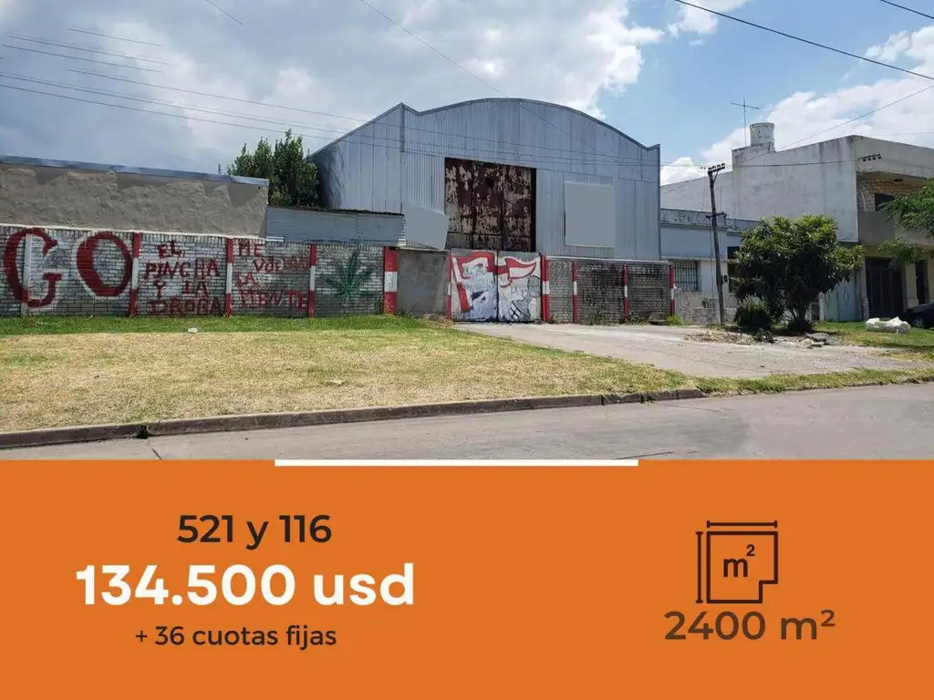 Depósitos en venta - 2 Oficinas - 1030Mts2 - Tolosa [FINANCIADO]