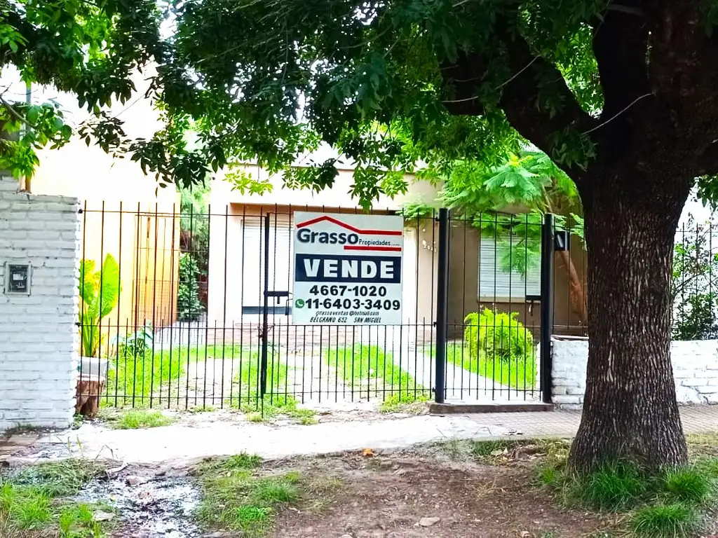 VENTA - CASA 4 AMBIENTES - EXCELENTE LOTE - SAN MIGUEL