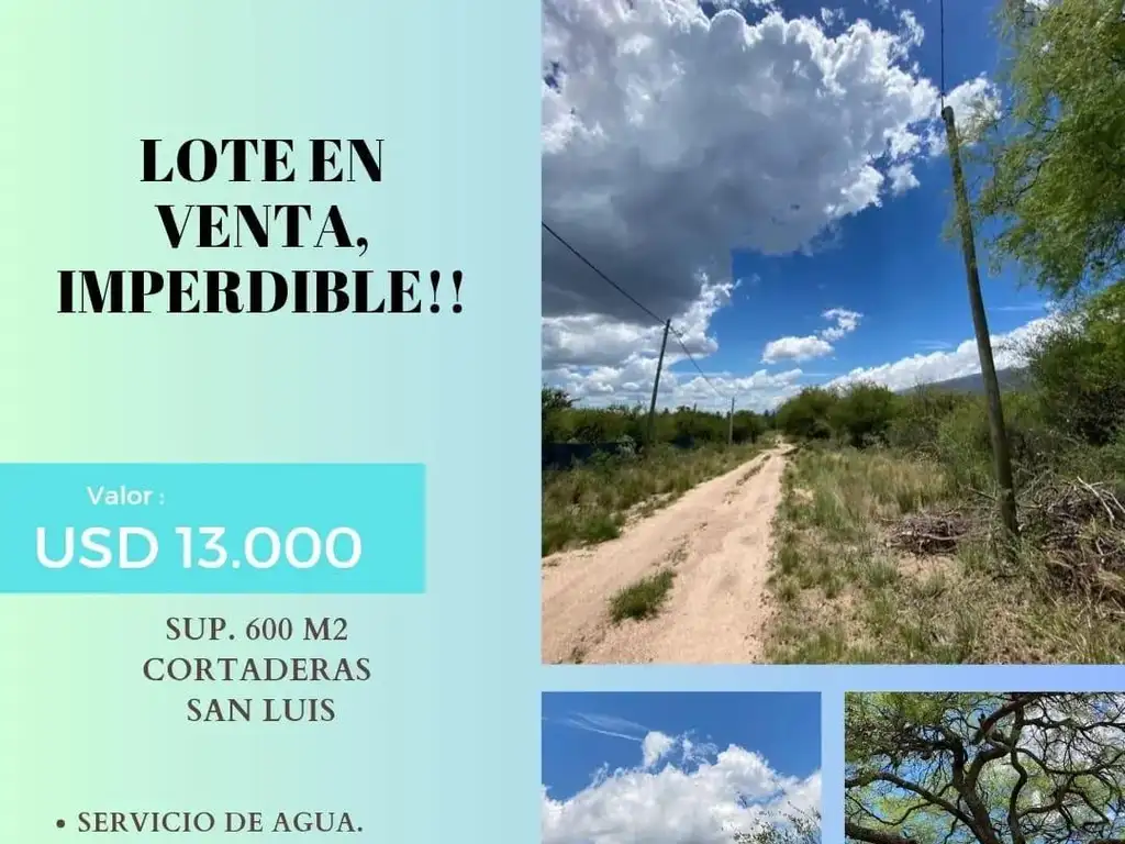 Lote en venta, OPORTUNIDAD