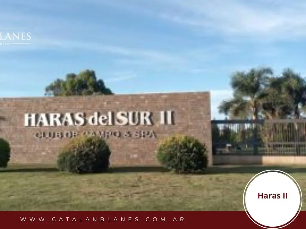 RUTA 2 - HARAS DEL SUR III Barrio Robles