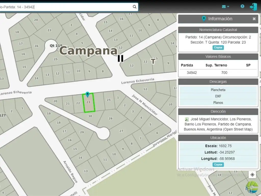 Lote de Terreno en Los Pioneros