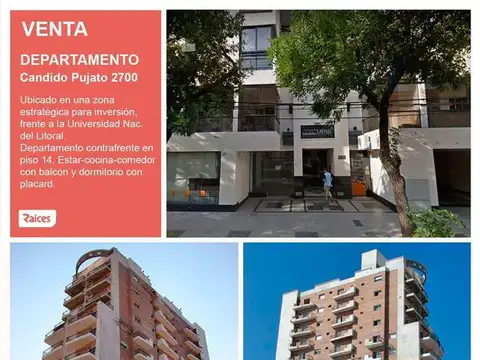 Departamento en venta de 1 dormitorio en Otros Barrios