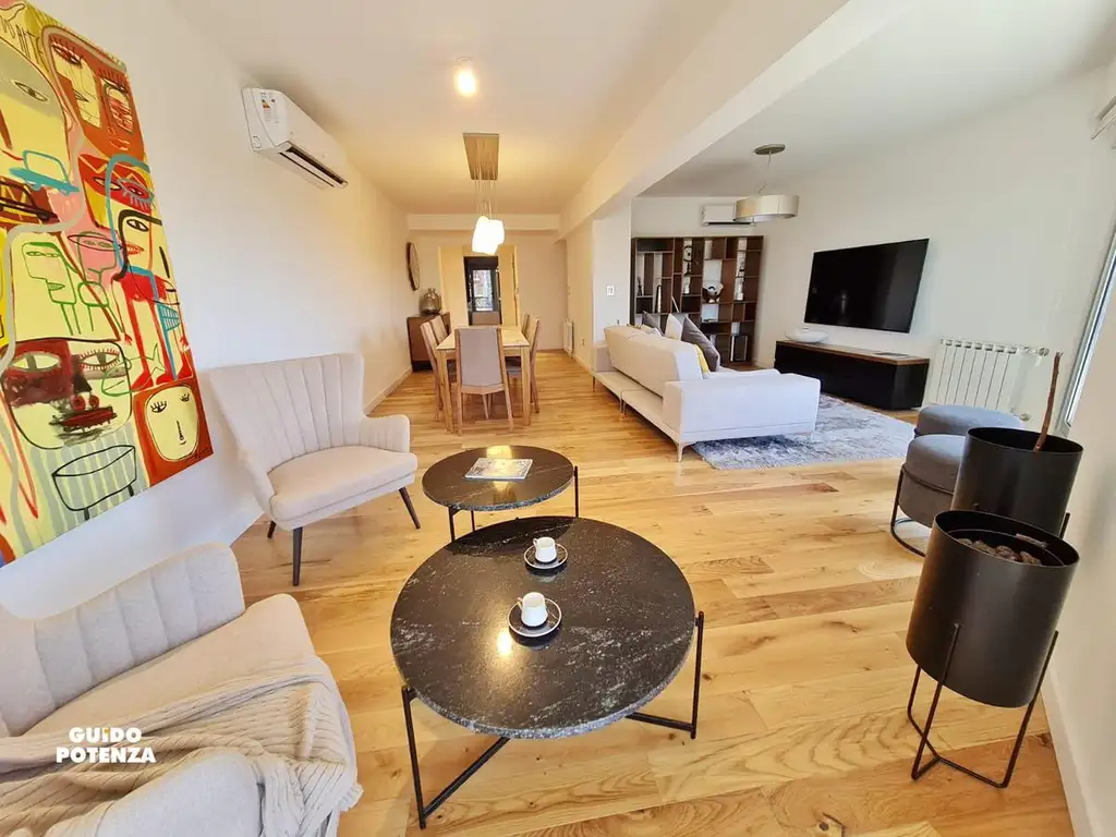 Piso exclusivo 2 dormitorios, vista franca al río - barrio Martin