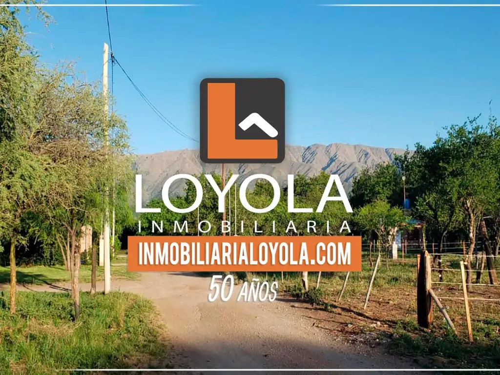 Lotes de 800 m2 en Las Chacras Sur, Valle de Traslasierra