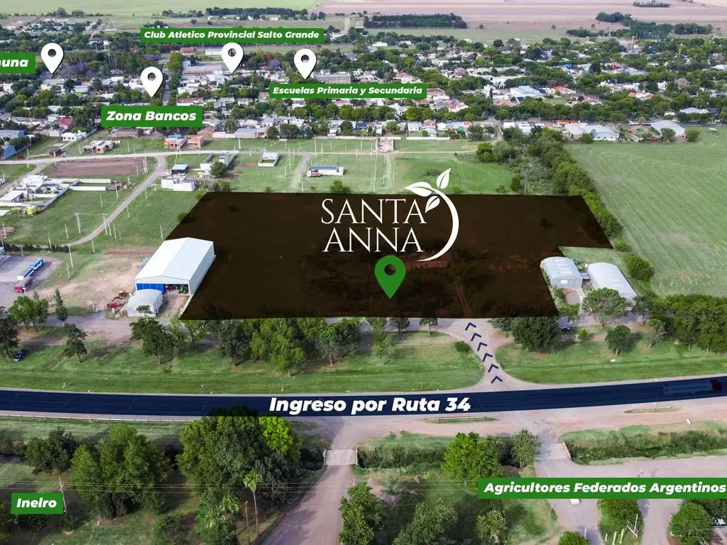 VENTA / FINANCIACION - Lote - barrio Santa Anna, Salto Grande.