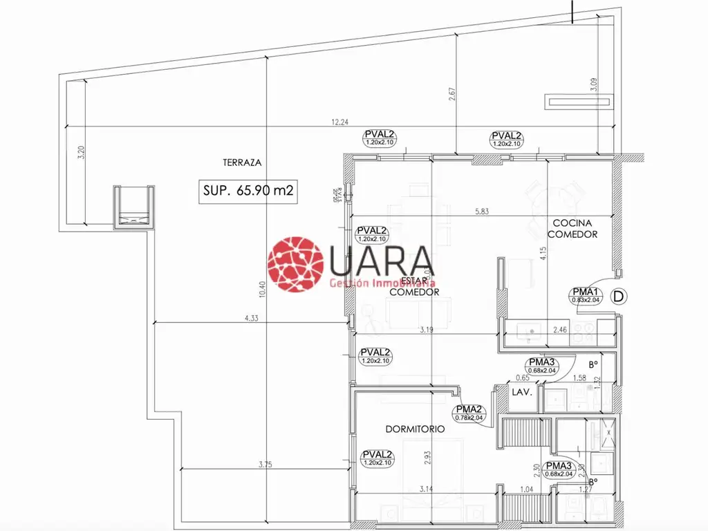 DEPARTAMENTO 1 DORM CON TERRAZA PROPIA Y AMENITIES (REF#F9)