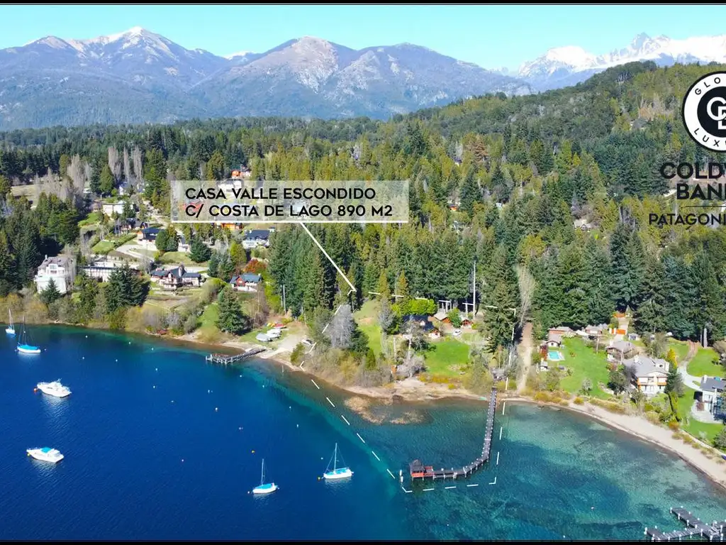 Venta Lujosa Casa orillas del lago Nahuel Huapi - Bariloche Patagonia Argentina