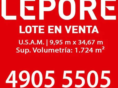 Lote - Venta - Argentina, Capital Federal - CARABOBO, AVDA. 600