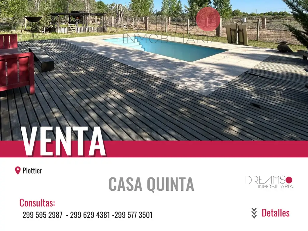 CASA QUINTA EN PLOTTIER