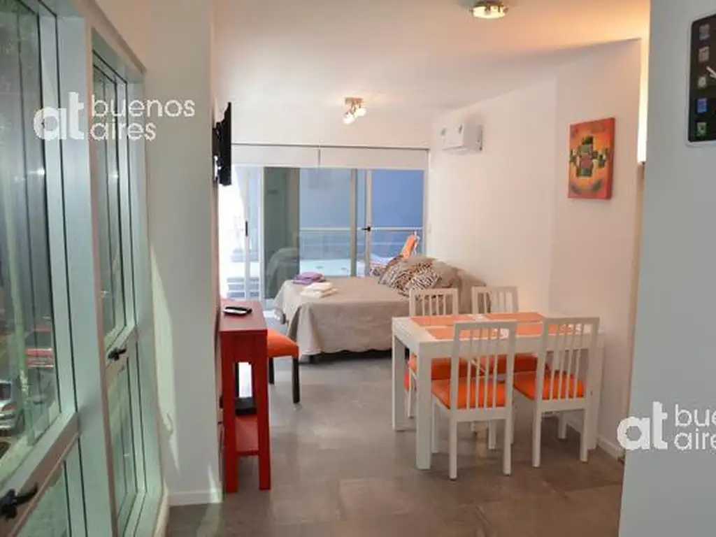 Departamento con balcón y amenities en alquiler temporario Palermo Soho