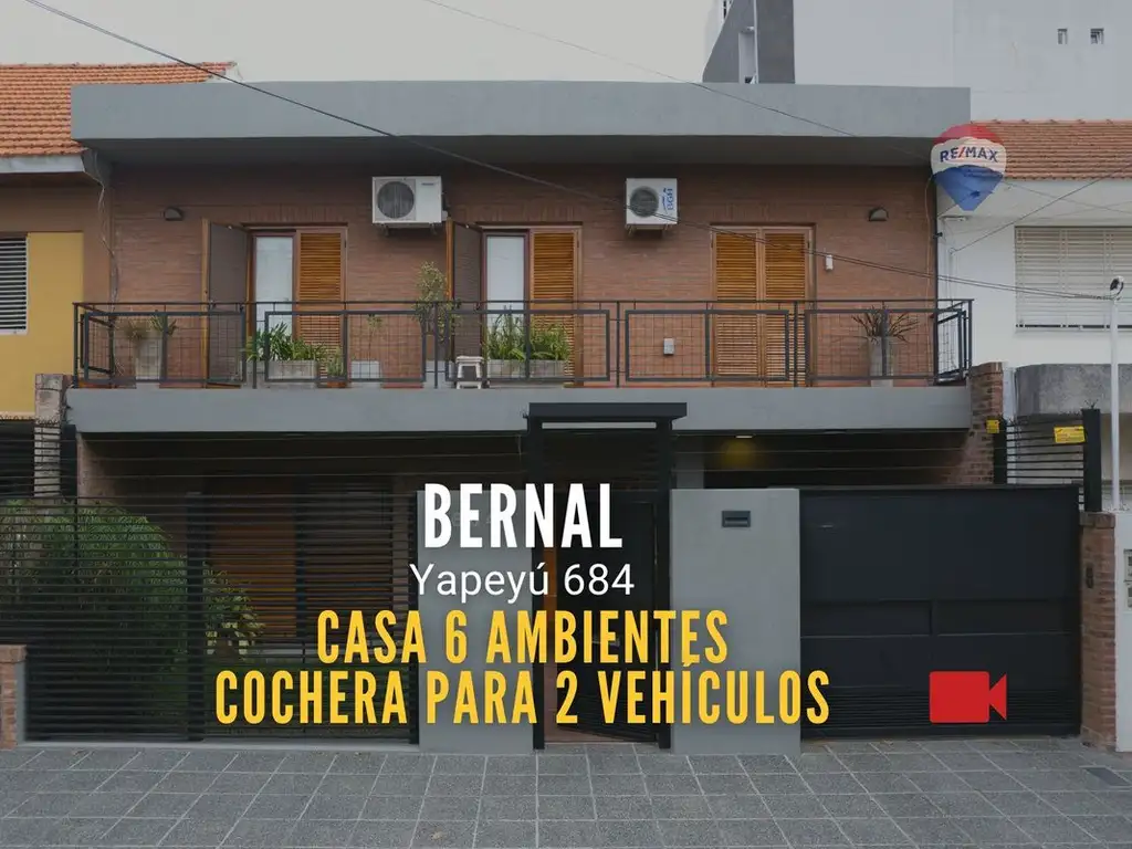 VENTA CASA 4 AMB C/ PATIO Y COCHERA EN BERNAL