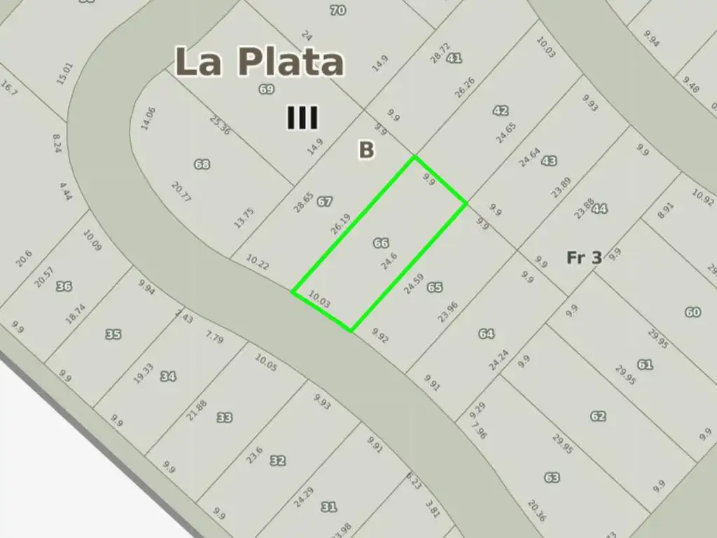 Terreno en venta en  San Carlos - Dacal Bienes Raíces