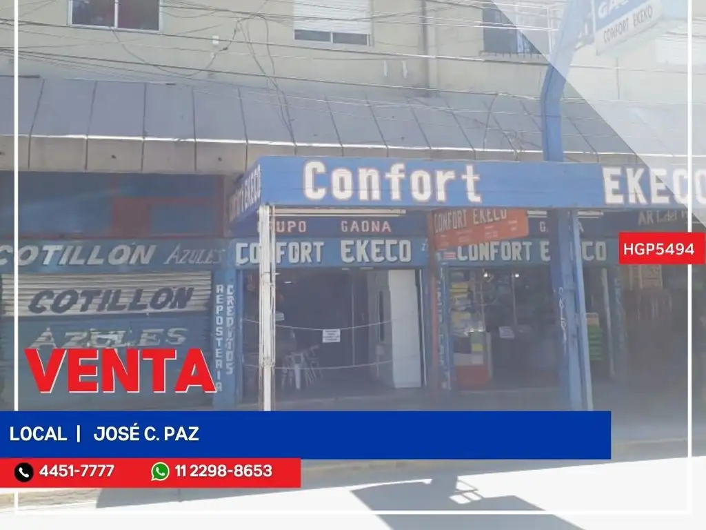 Local - Venta - Argentina, José C Paz - Zuviria 4900