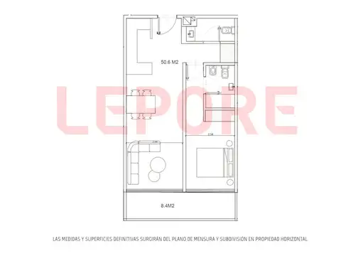Departamento en Venta en Palermo, USD 77.000