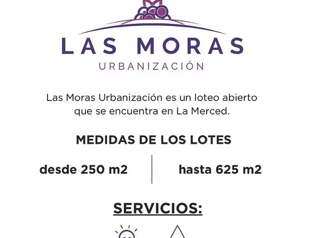 Terrenos las Moras Ruta 68 La Merced