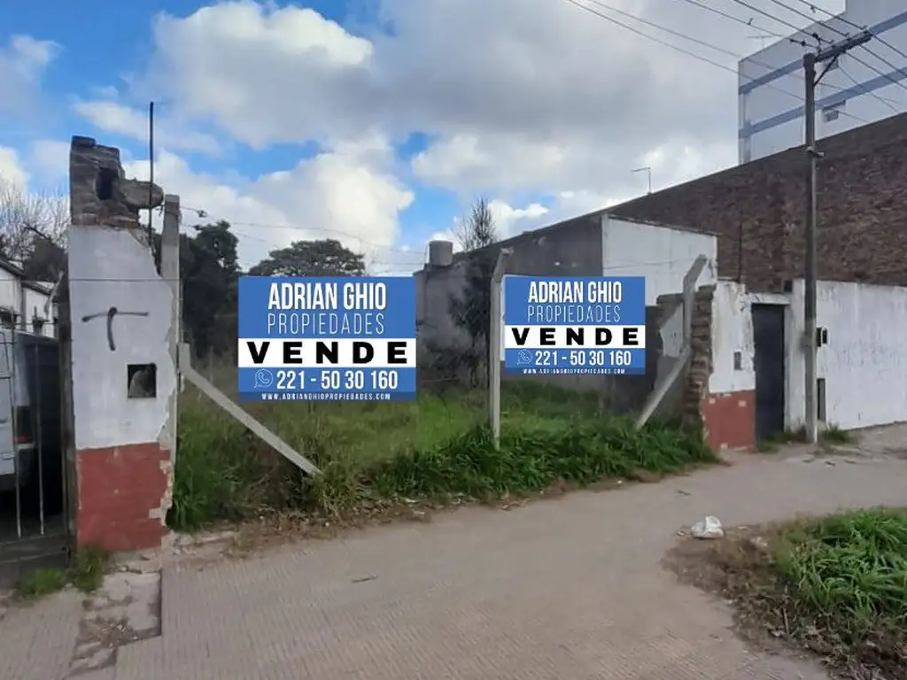 Terreno / Lote en venta de 369m2 ubicado en La Plata