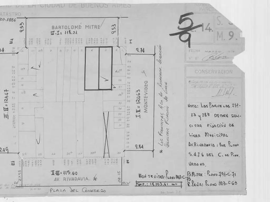 Lote - Venta - Argentina, Capital Federal - BARTOLOME MITRE 1600