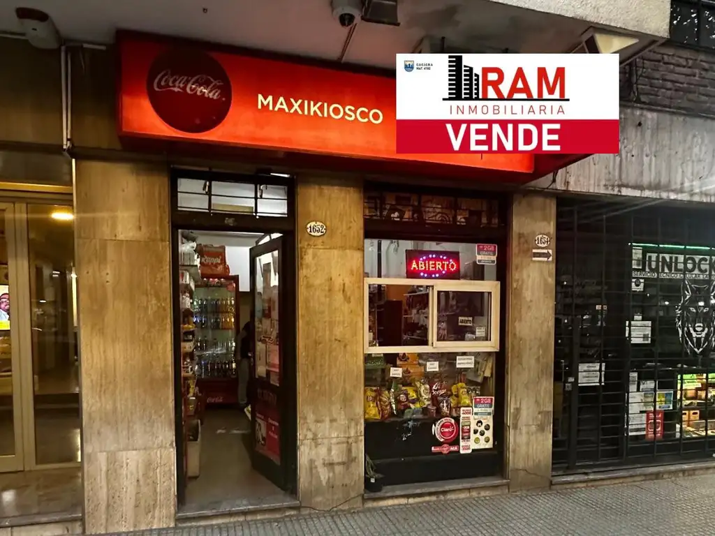 Maxikiosco sobre Medrano