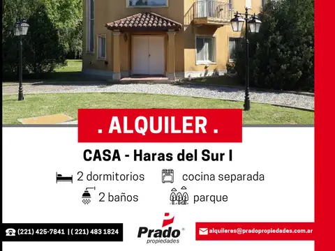 Casas en Alquiler de 2 dormitorios de inmobiliarias con estado excelente en  . Zona Sur - Argenprop