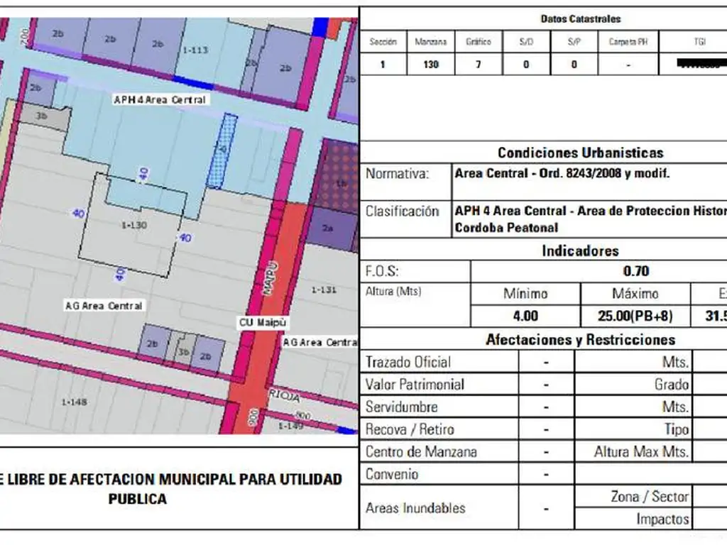 Terreno céntrico para constructora