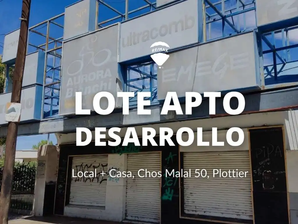 LOTE APTO DESARROLLO EN PLOTTIER