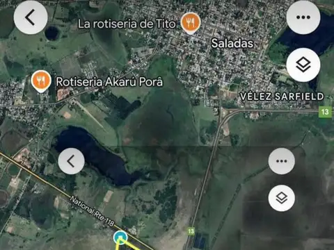 Campo en  SALADAS, CORRIENTES 409 Ha. mixto. SOBRE RUTA 118 - Venta