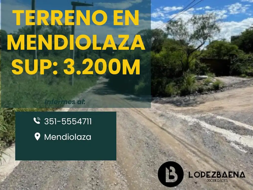 Terreno en Venta en Valle del Sol, Mendiolaza. 3.200 mts2 Hermoso!