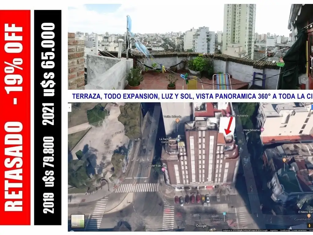 Venta de Departamento en Constitución, Capital Federal