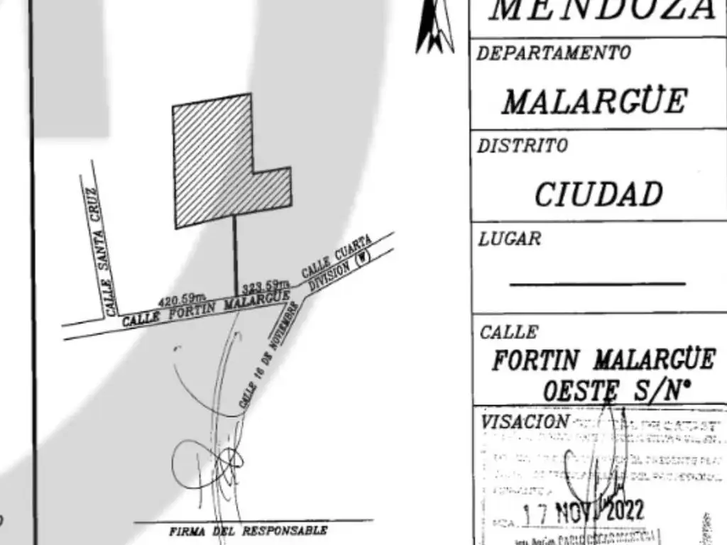 SE VENDE TERRENO/LOTE DE 7 Ha - CENTRO DE MALARGUE