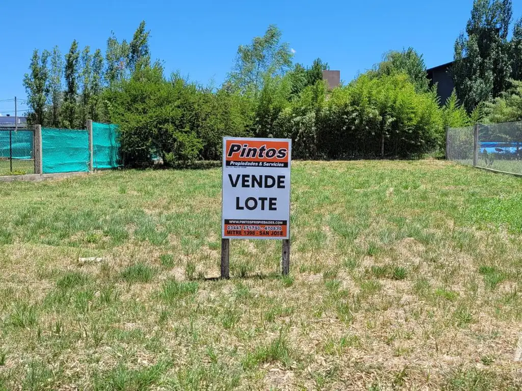 Terreno sobre calle Pellenc, a 150 mts de Cettour. SAN JOSE. ENTRE RIOS.