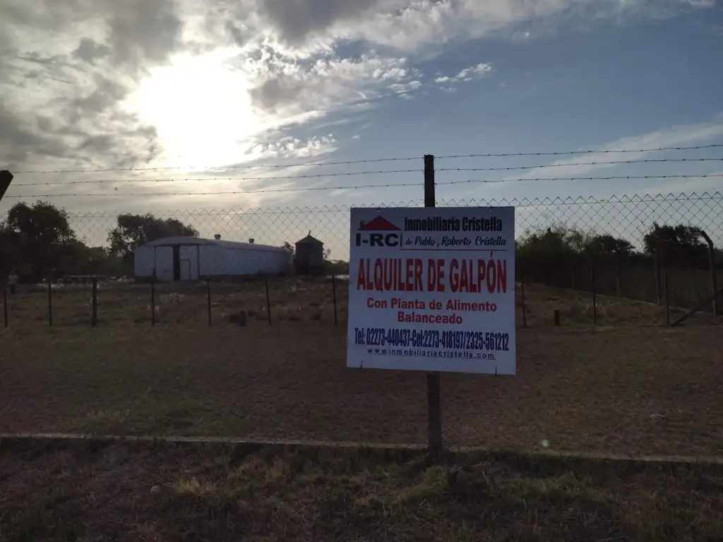 Alquiler de Galpon con Planta de Alimentos